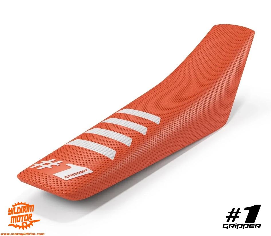 ONEGRIPPER RIBBED SELE KILIFI TURUNCU BEYAZ