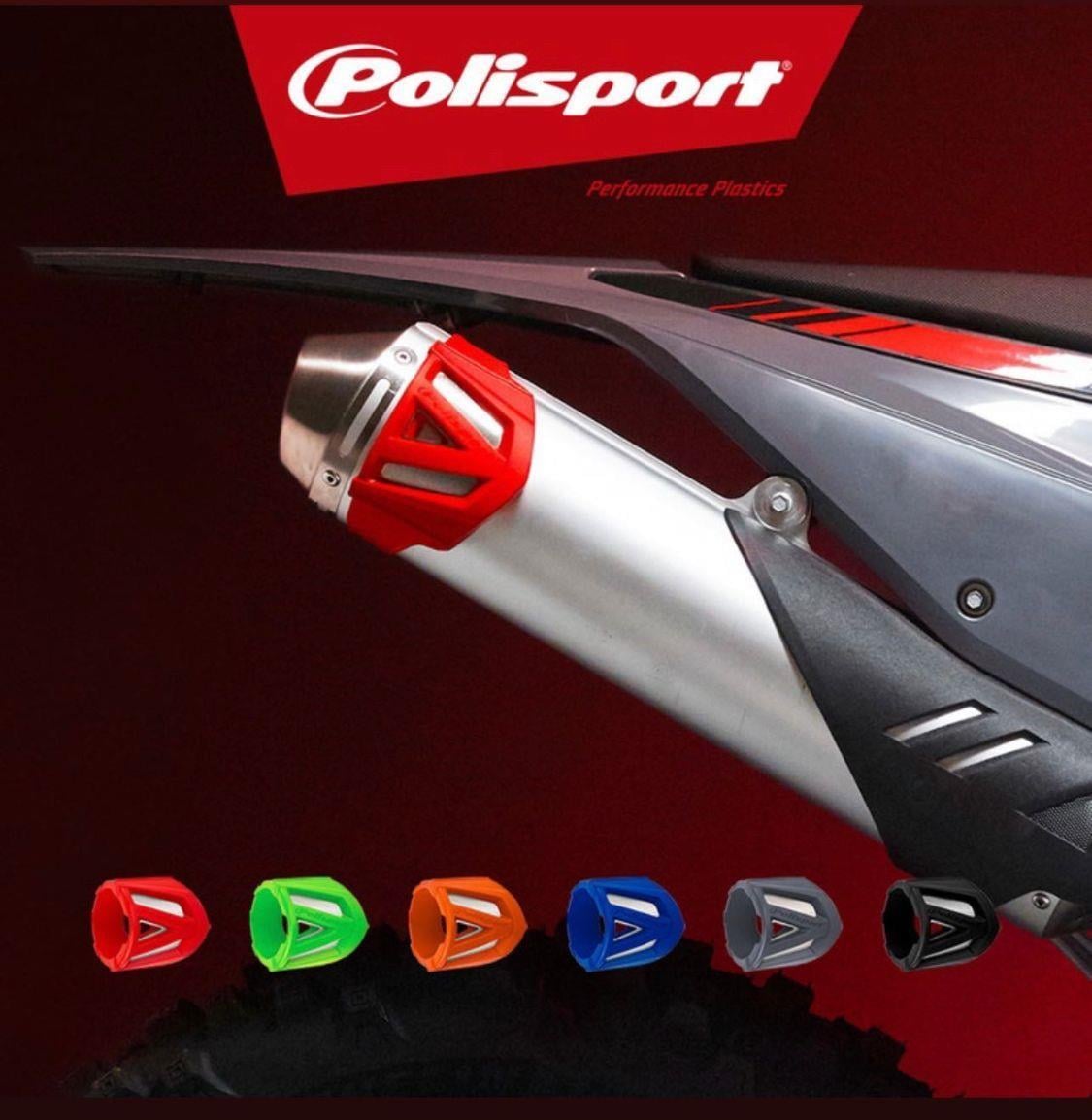 POLİSPORT 2T EGZOZ KORUMA 200-300 MM / 7,8-11,8 İNÇ BLACK