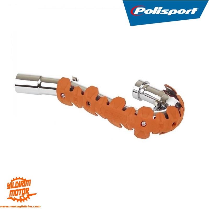 POLİSPORT. 4T  EGZOZ KORUMA UZUN ORANCE