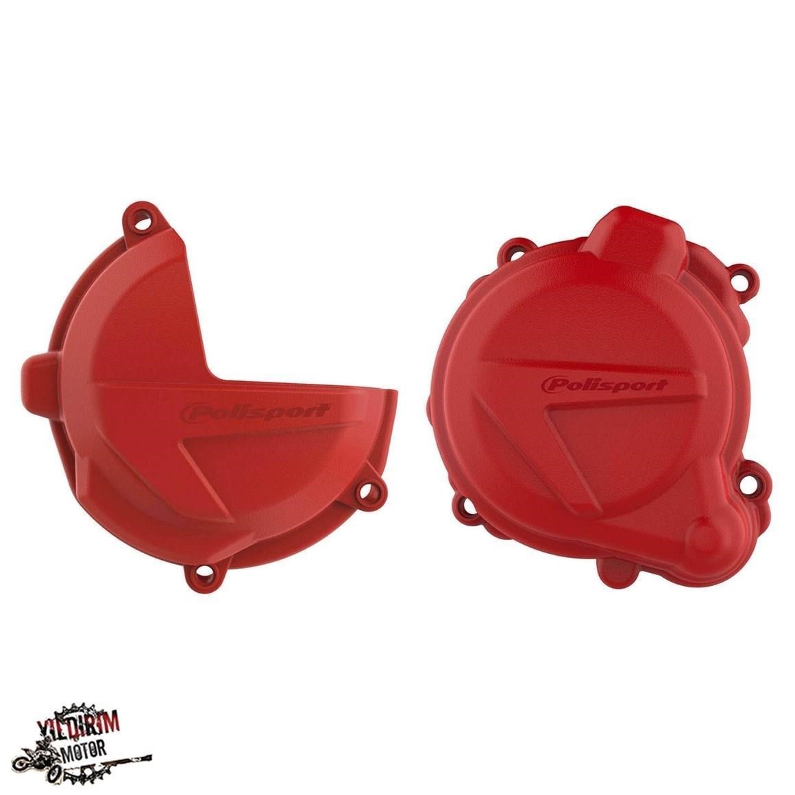 POLİSPORT BETA RR250/300 DEBRİYAJ STATÖR KORUMA SETİ KIRMIZI 18-