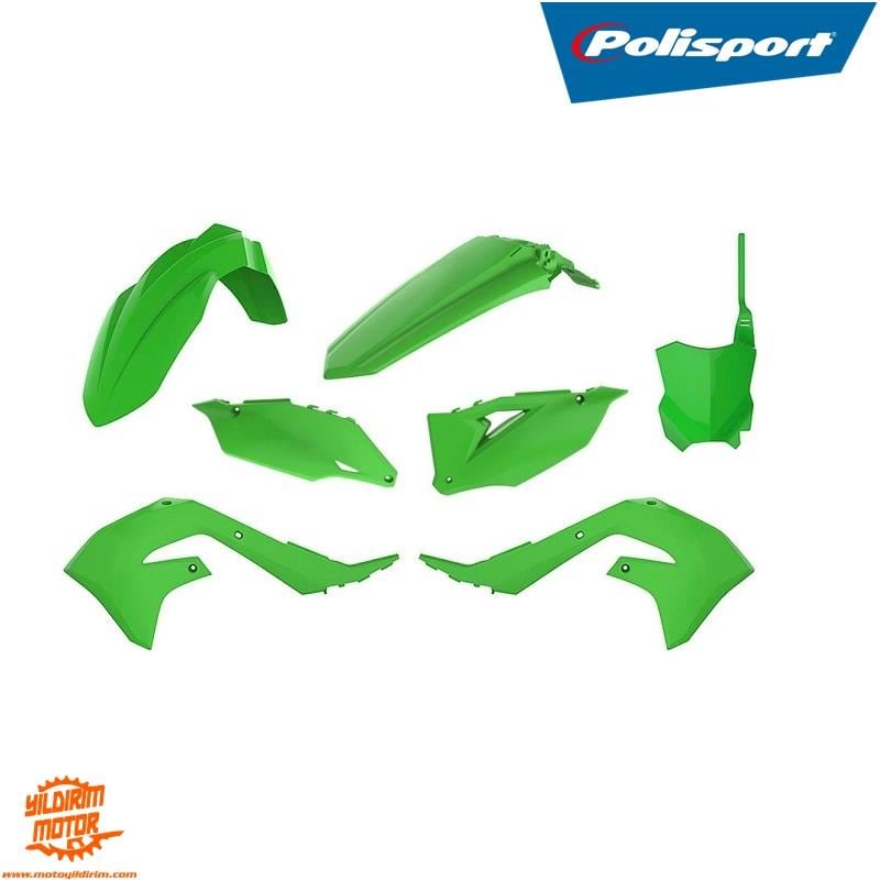 POLİSPORT KAWASAKİ KX250 F PLASTİK GRENAJ SET 21-23