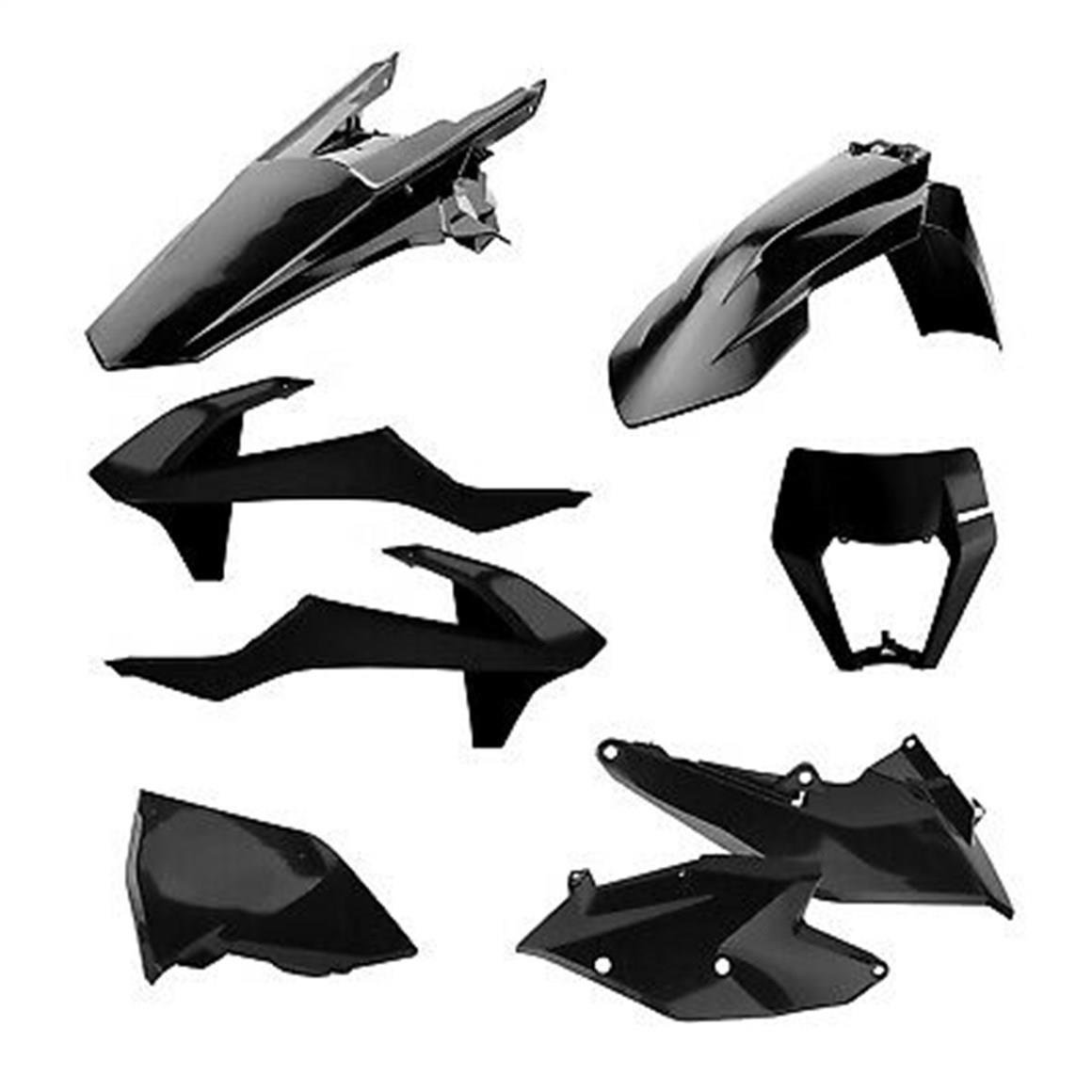 Polisport KTM EXC EXC-F Modeller Plastik Grenaj Seti 17-19
