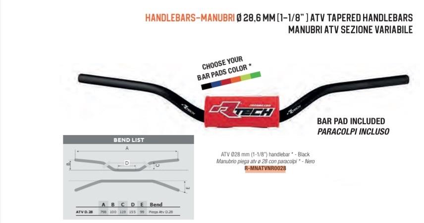 RTECH DAMON B.28MM GİDON SİYAH