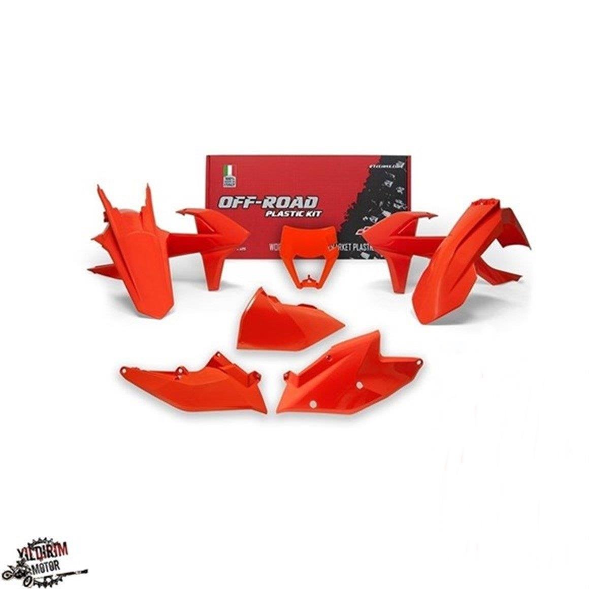 Rtech KTM EXC EXC-F Modeller Grenaj Plastik Set 17-19