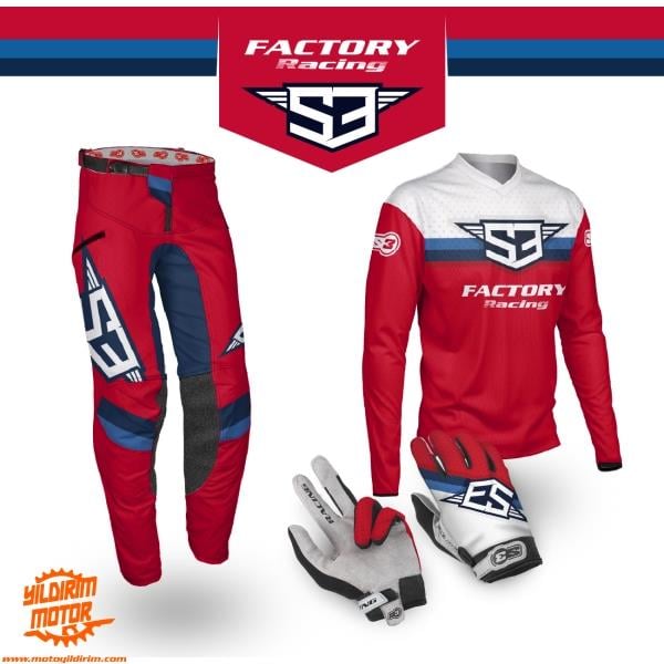 S3 FACTORY RACING JERSEY PANTALON ELDİVEN TAKIM 