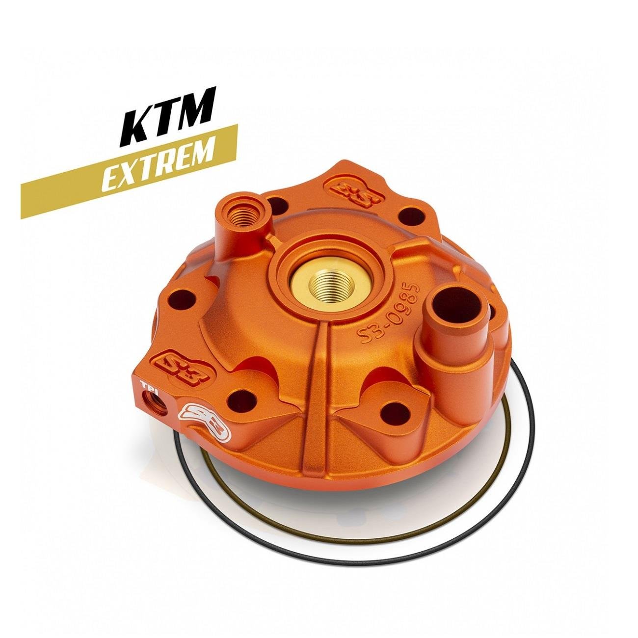 S3 KTM EXC 250 SİLİNDİR ÜST KAPAK TURUNCU 17-23