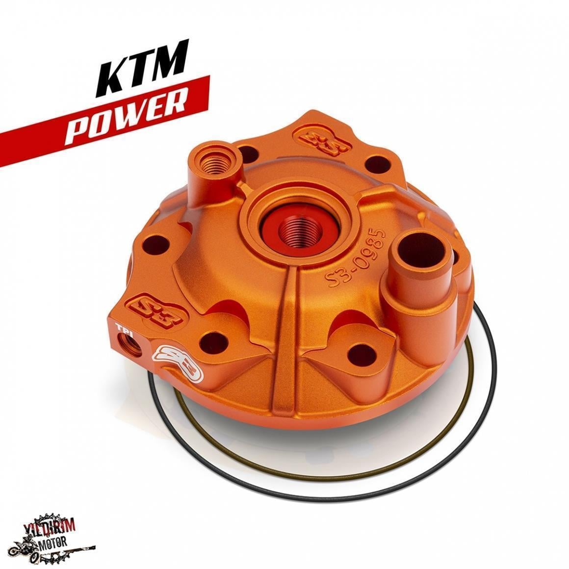 S3 KTM EXC 300 POWER ÜST KAPAK TURUNCU
