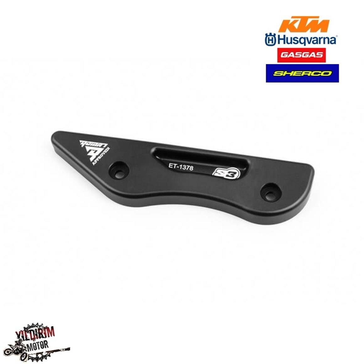 S3 SHERCO ARKA ZİNCİR SLİDER KORUYUCU SİYAH