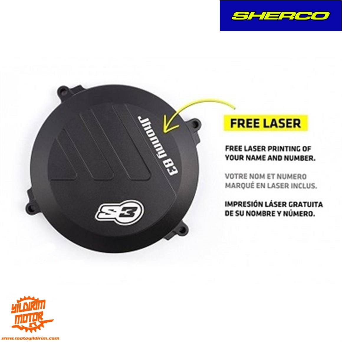 S3 SHERCO DEBRİYAJ KAPAK KORUMA SİYAH 14-26