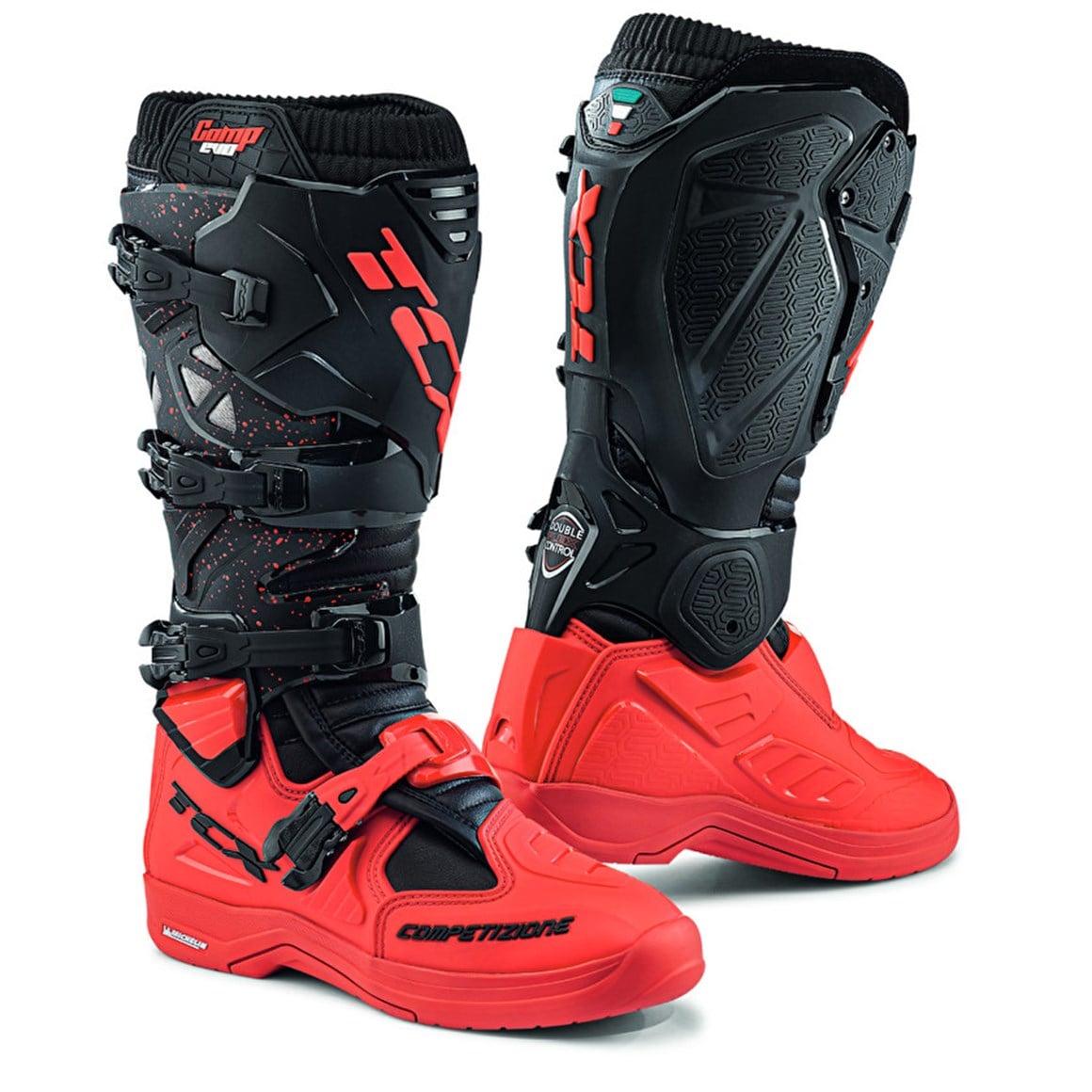TCX COMP EVO 2 ÇİZME SİYAH-KIRMIZI