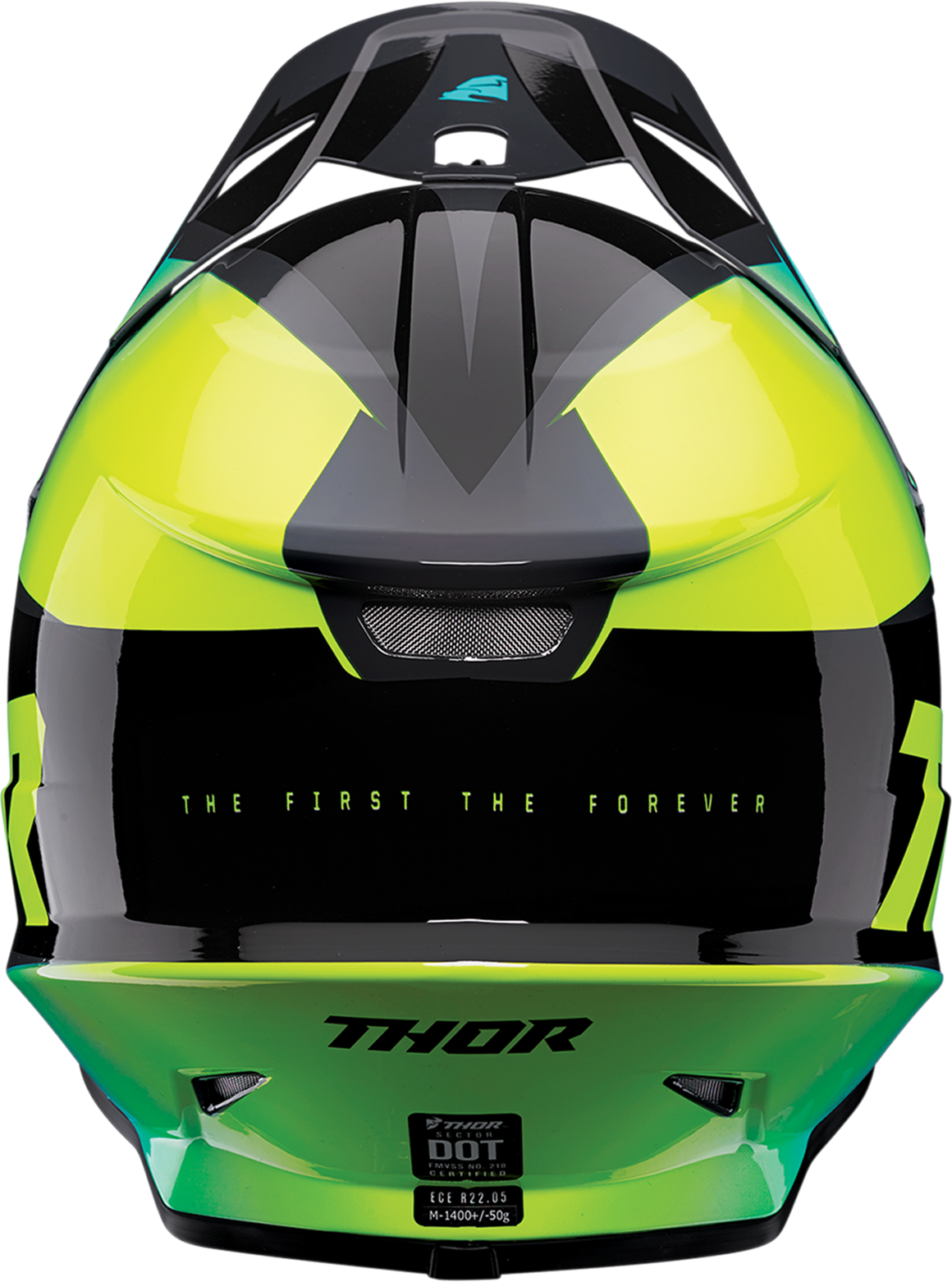 THOR SECTOR FADER SARI YEŞİL SİYAH KASK 