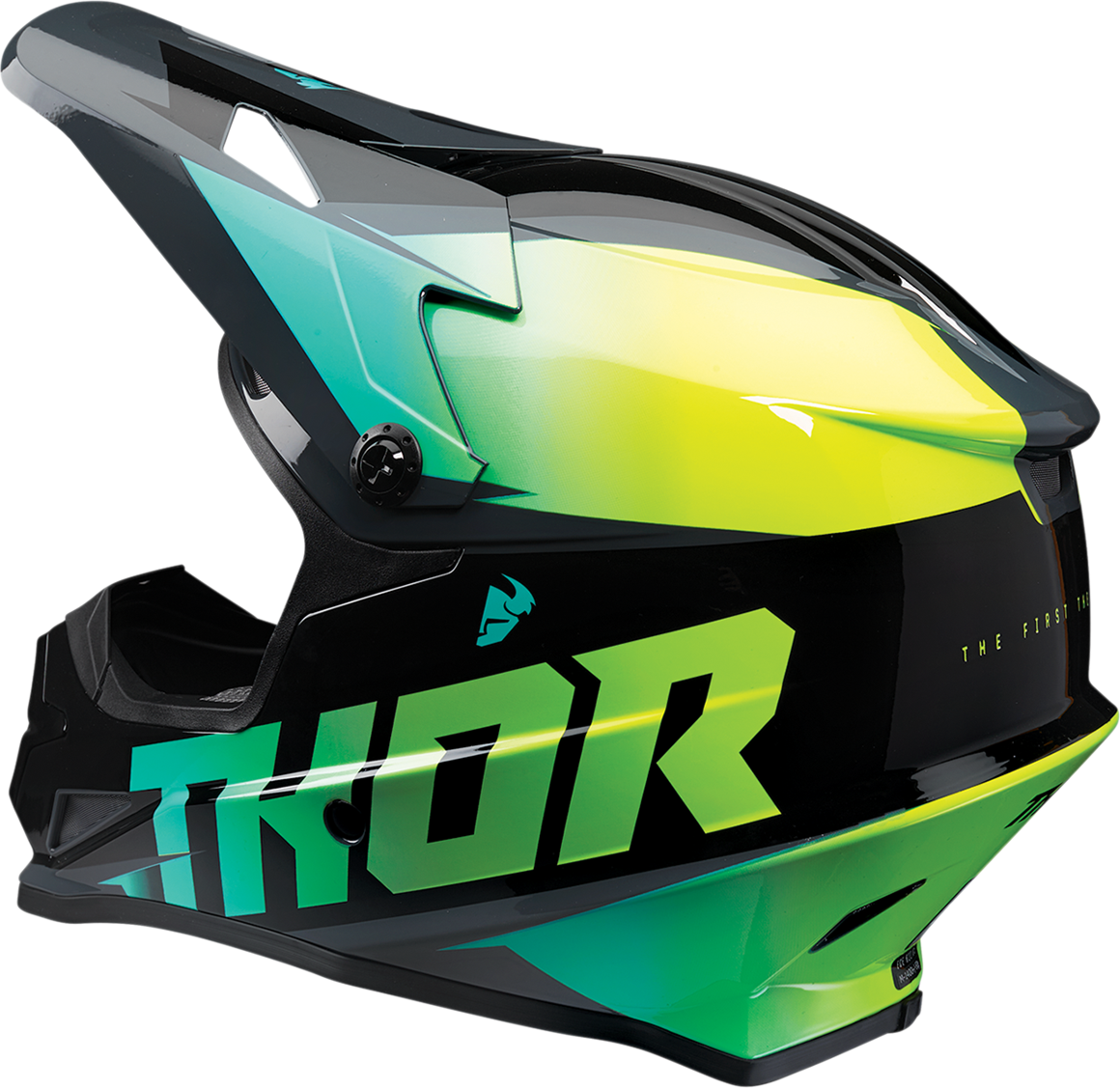 THOR SECTOR FADER SARI YEŞİL SİYAH KASK 