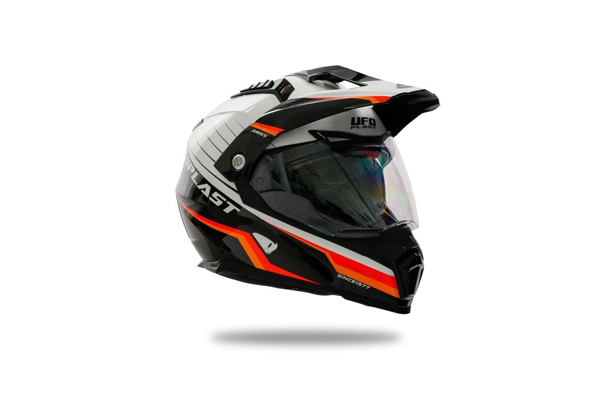 UFO ARIES KASK SİYAH BEYAZ