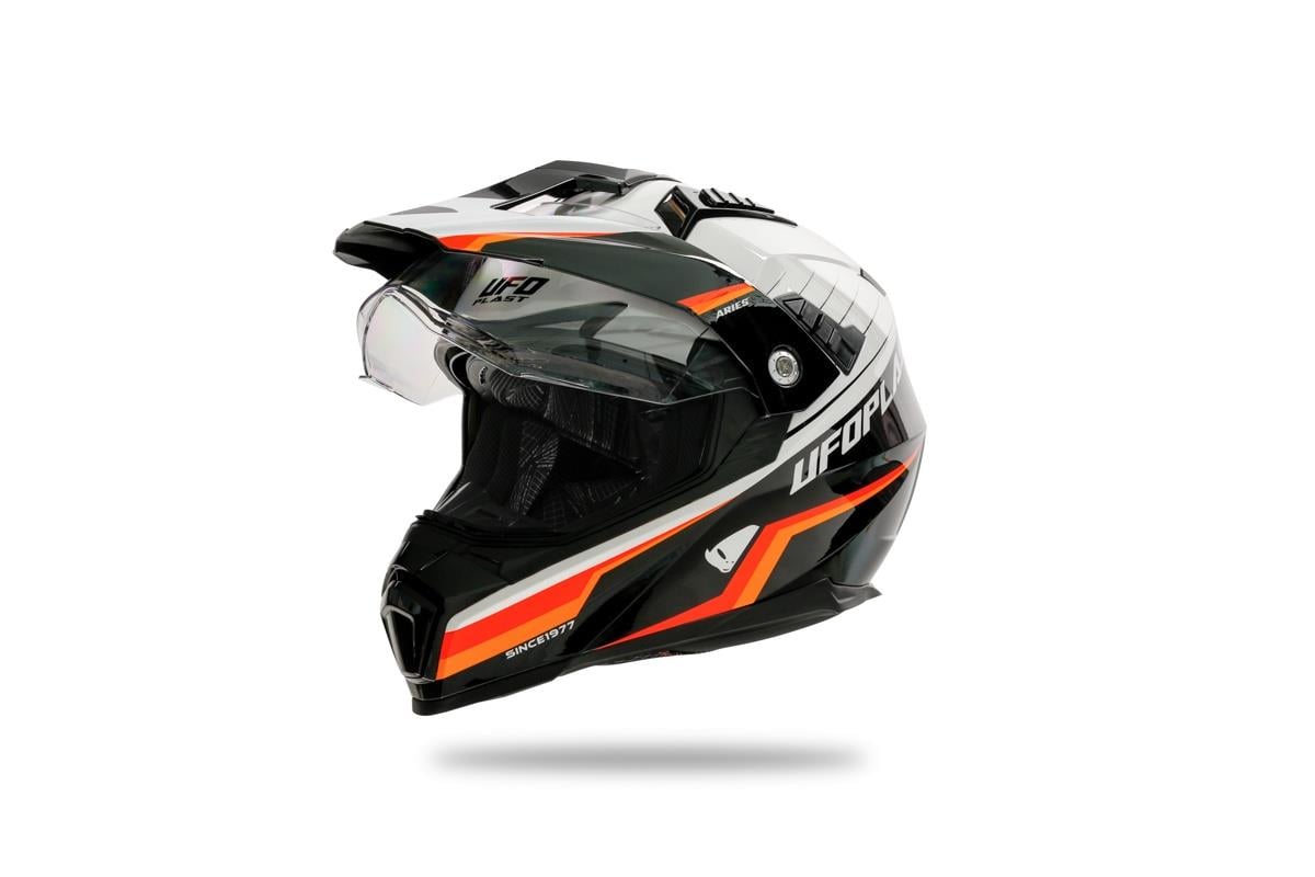UFO ARIES KASK SİYAH BEYAZ