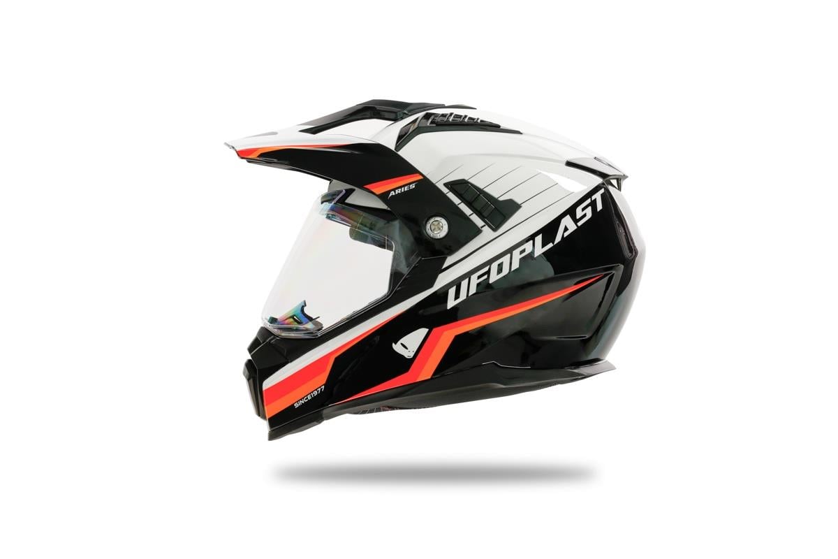 UFO ARIES KASK SİYAH BEYAZ