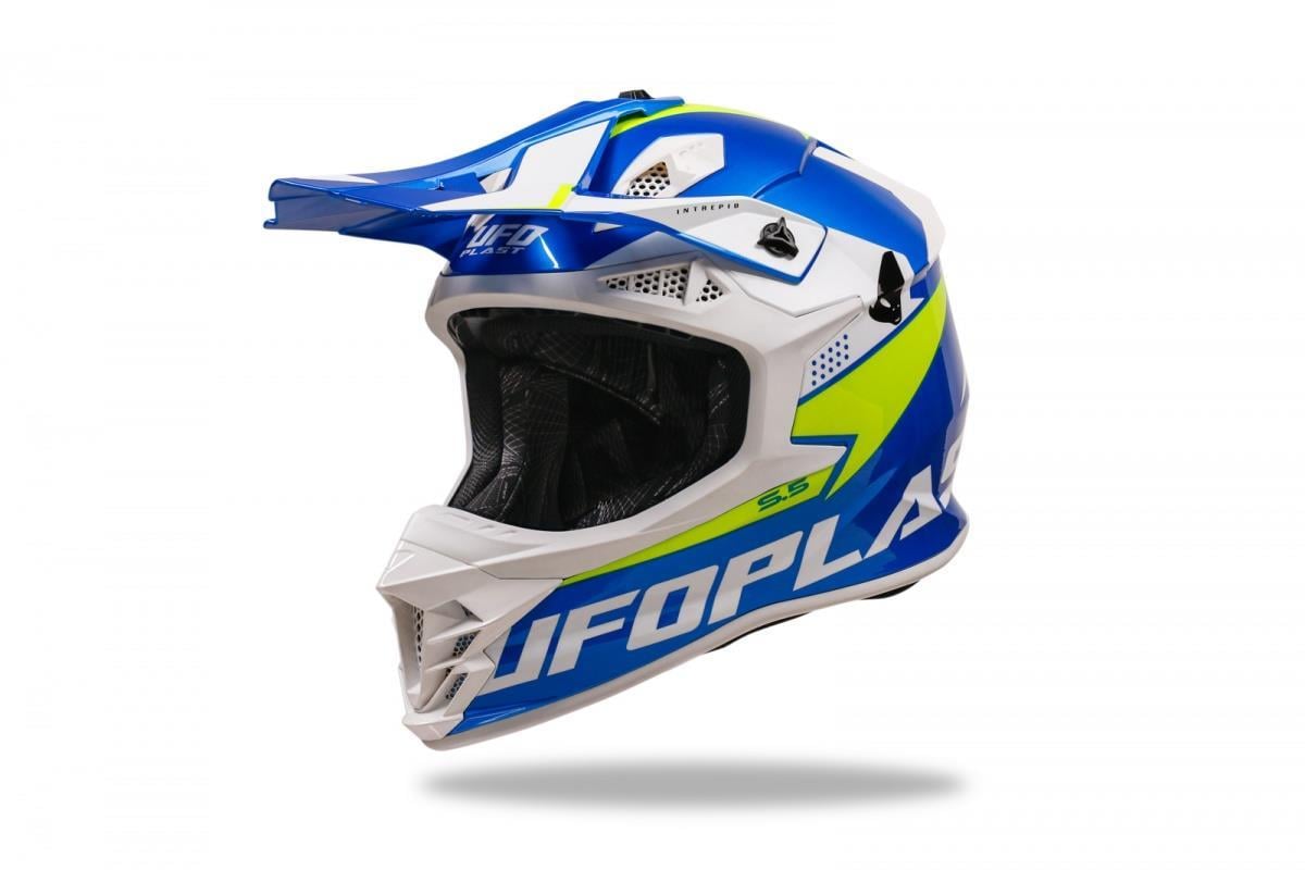 UFO INTREPID KASK MAVİ SARI