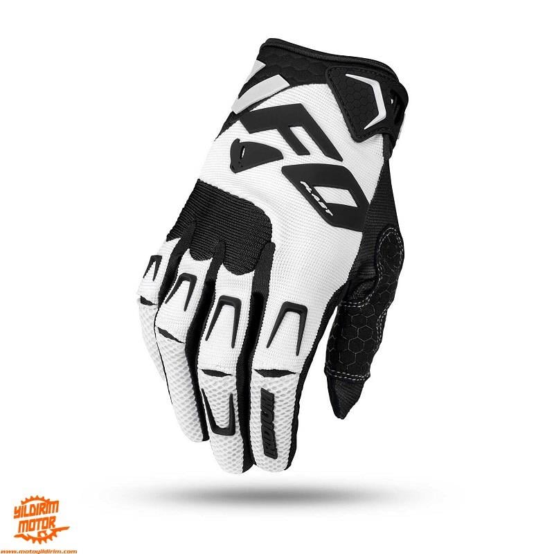 UFO IRIDIUM BEYAZ SİYAH ELDİVEN 