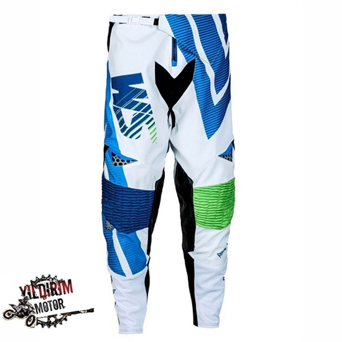 WİLDSPROCKET MAVİ BEYAZ PANTALON 