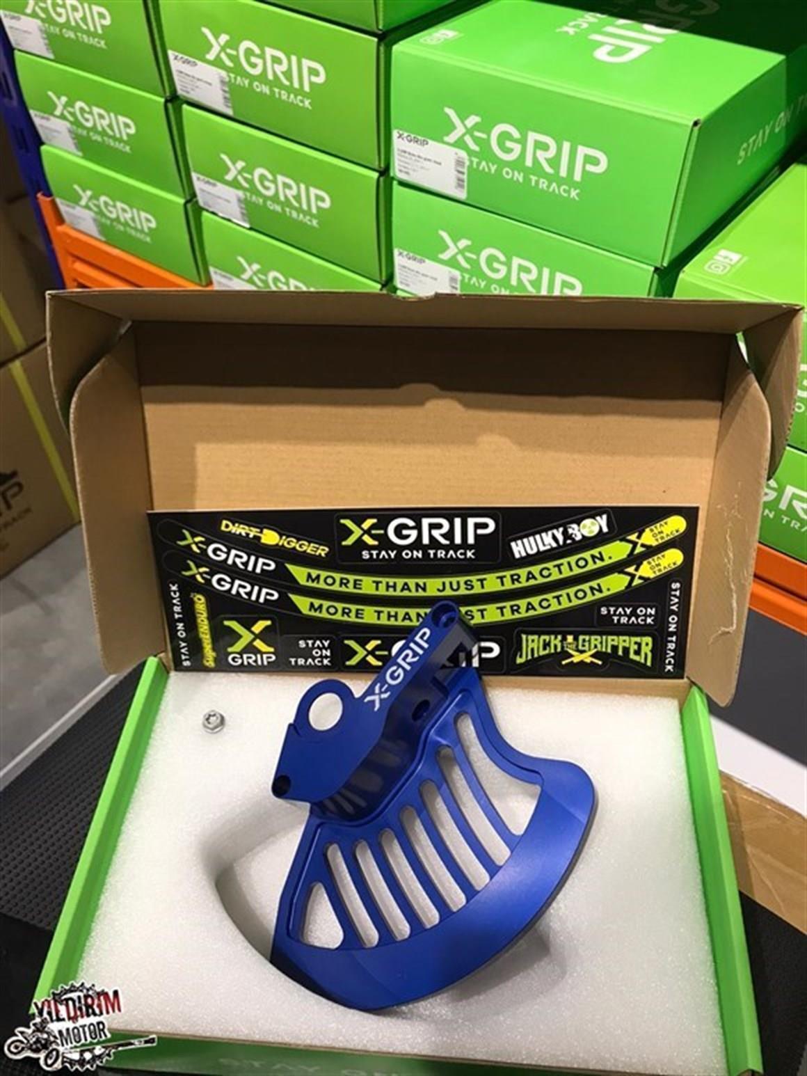X-GRİP KTM HUSQ GAS GAS ÖN  Disk Koruma MAVİ