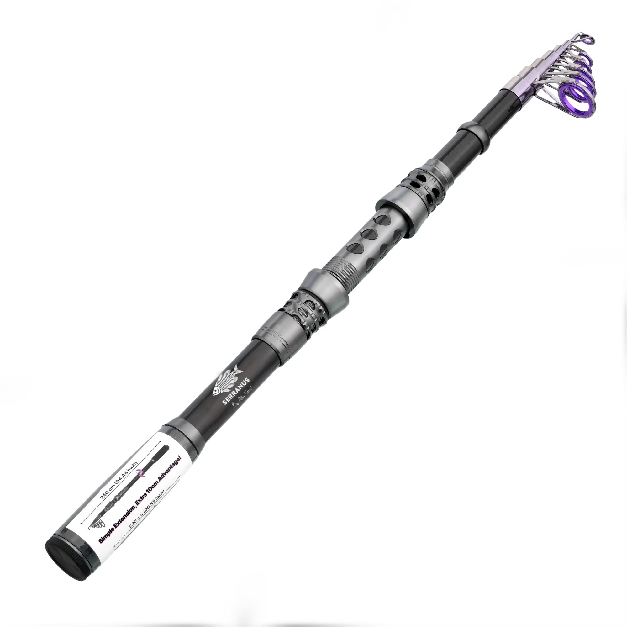 Albastar Serranus Olta Seti 240 cm teleskopik kamış 3000'lik 3+1 bilyalı olta makinesi