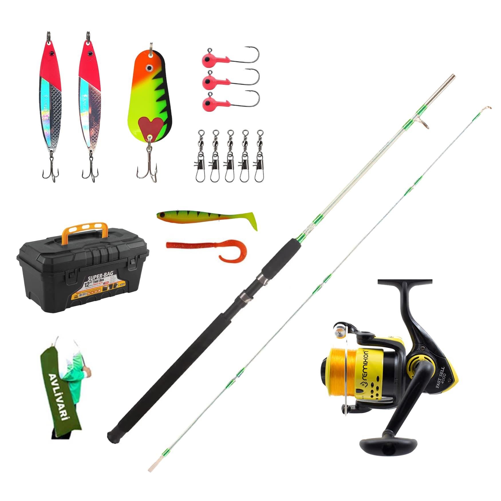 Alesta Niagara 210 Cm Olta Kamışı- Remixon Fast Sell 4000 Tam Takım Lüx Usta Profesyonel Hobi Turna Balığı Olta Seti