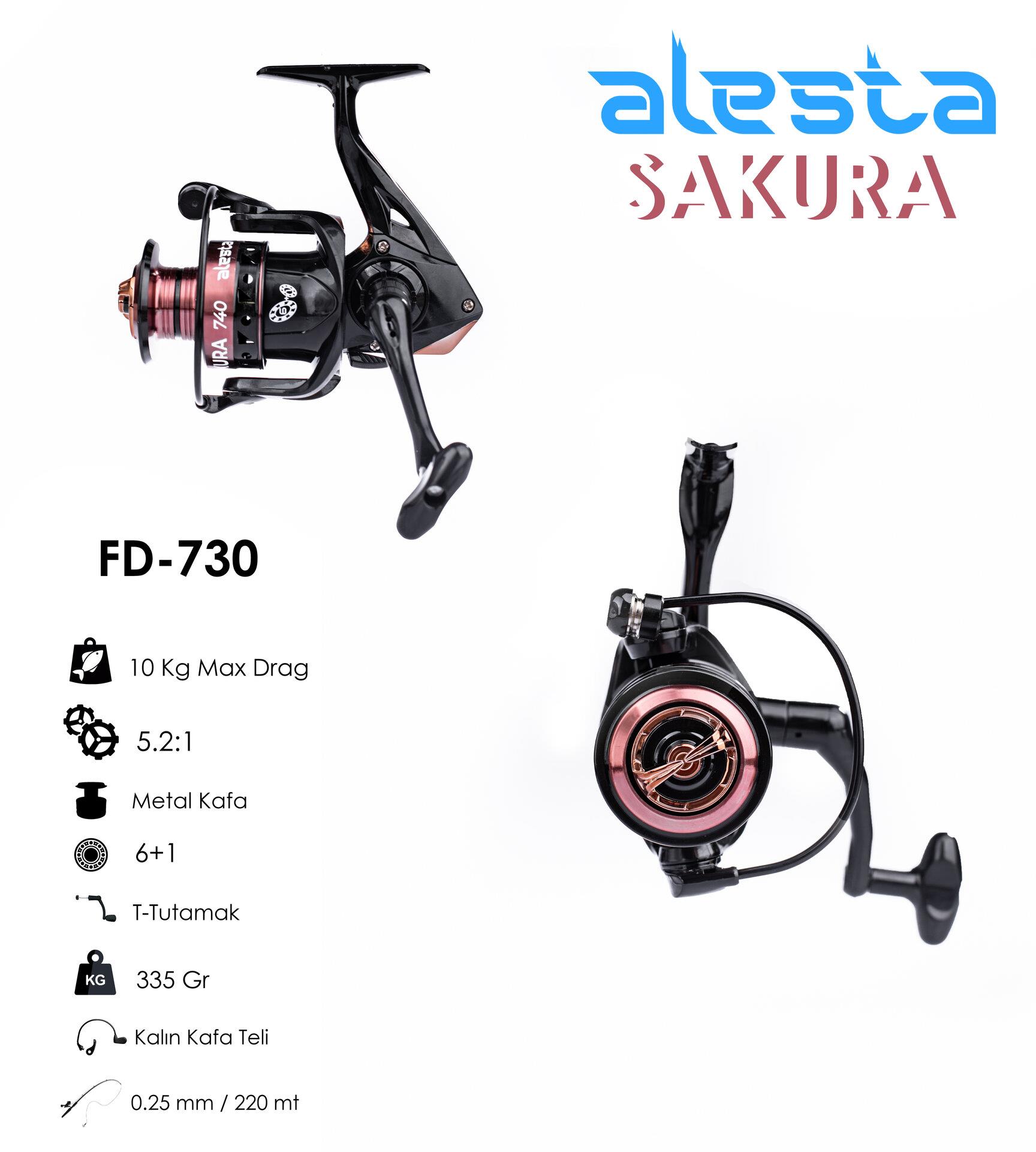 ALESTA SAKURA FD-730 AL KAFA CNC KOL 6+1 BB OLTA MAKİNASI