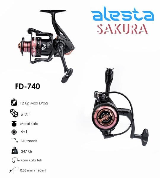 ALESTA SAKURA FD-740 4000 AL KAFA CNC KOL 6+1 BB OLTA MAKİNASI