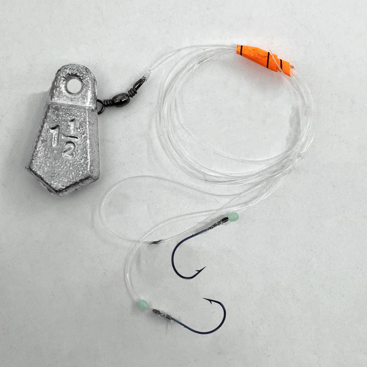 Avlivari 45 Gram Kurşunlu İki İğneli Dip Takımı