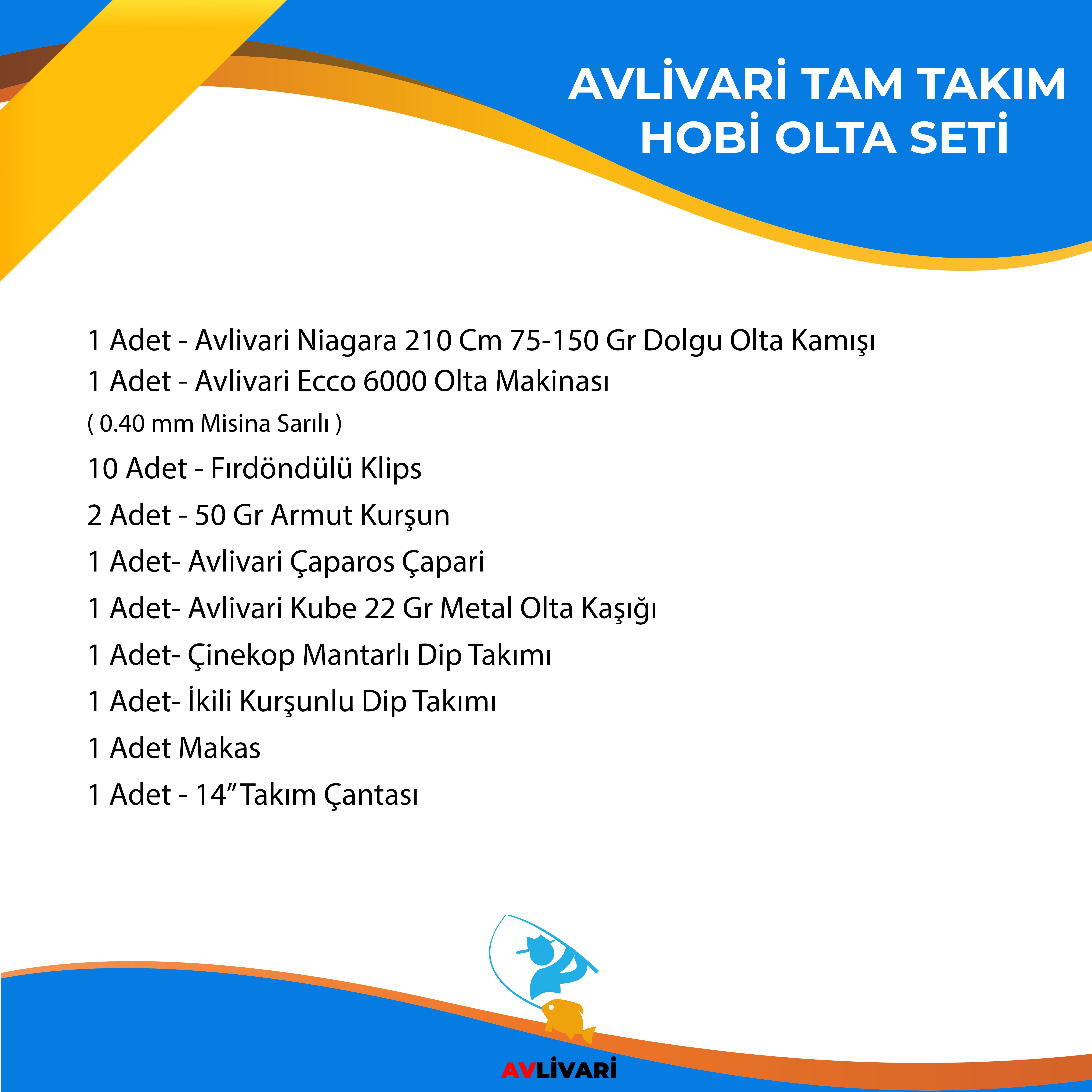 Avlivari Alesta Niagara 210 Cm 75-150 Gr - Ecco 6000 Tam Takımı Kıyı Hobi Tekne Olta Seti