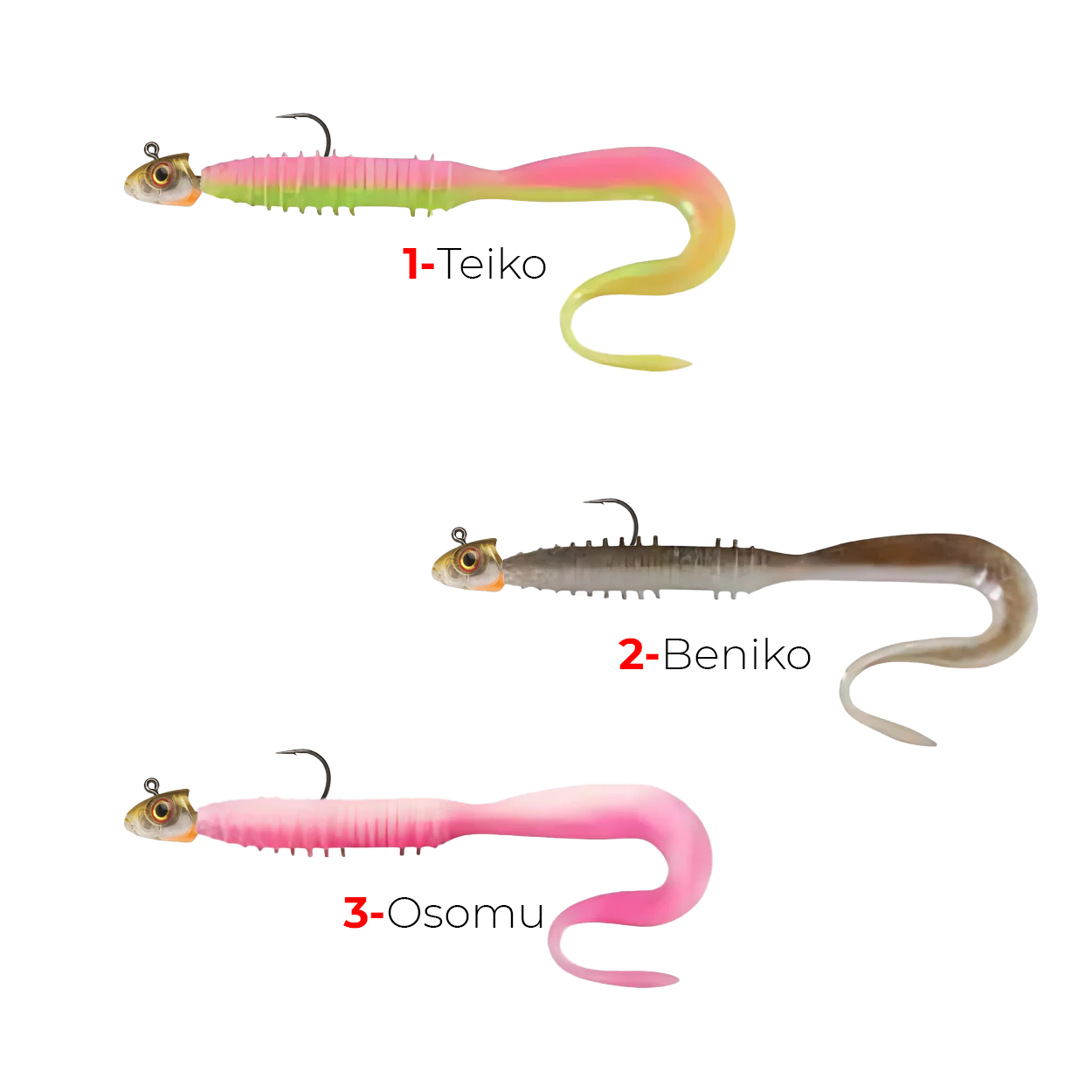 Avlivari Balzer Shirasu Haruto Snake 6cm 8 Gr Balık Kafa Jigheadli Silikon Yem