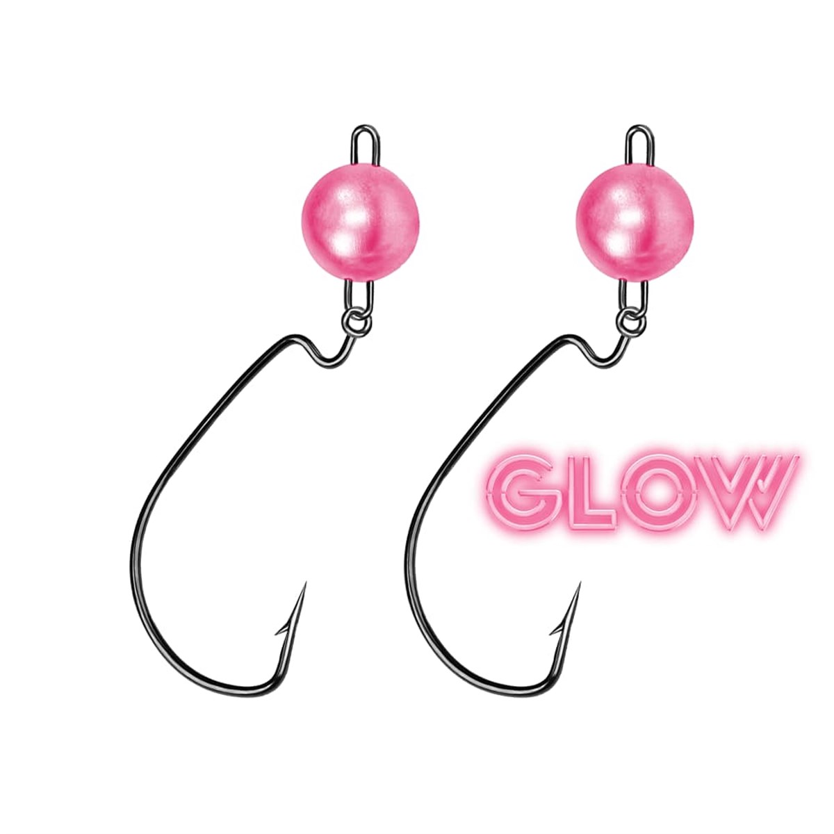 Avlivari Hareketli Jig Head Ofset Glow Kanca 10 Gr