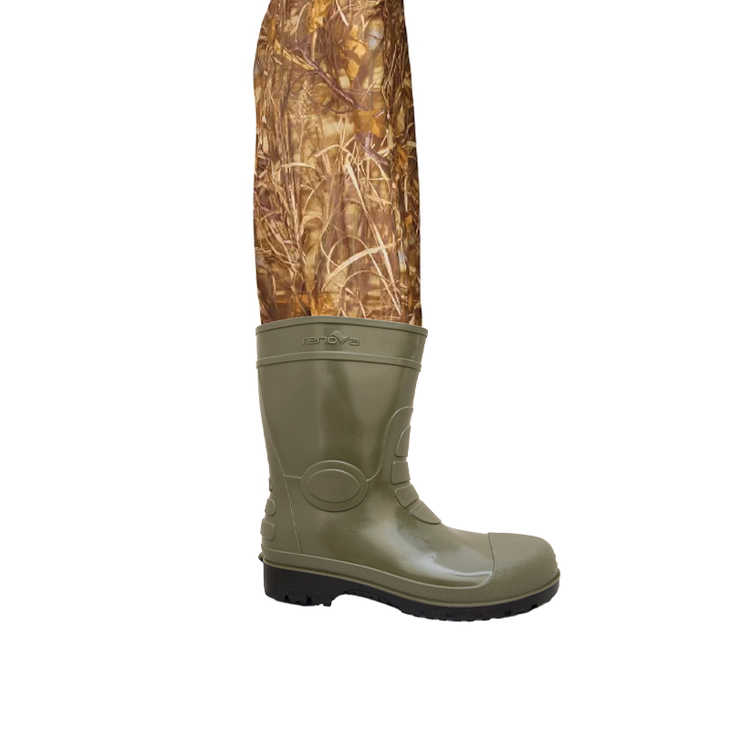 Avlivari Saz Desenli Renova Çizmeli Göğüs Tulum Çizme