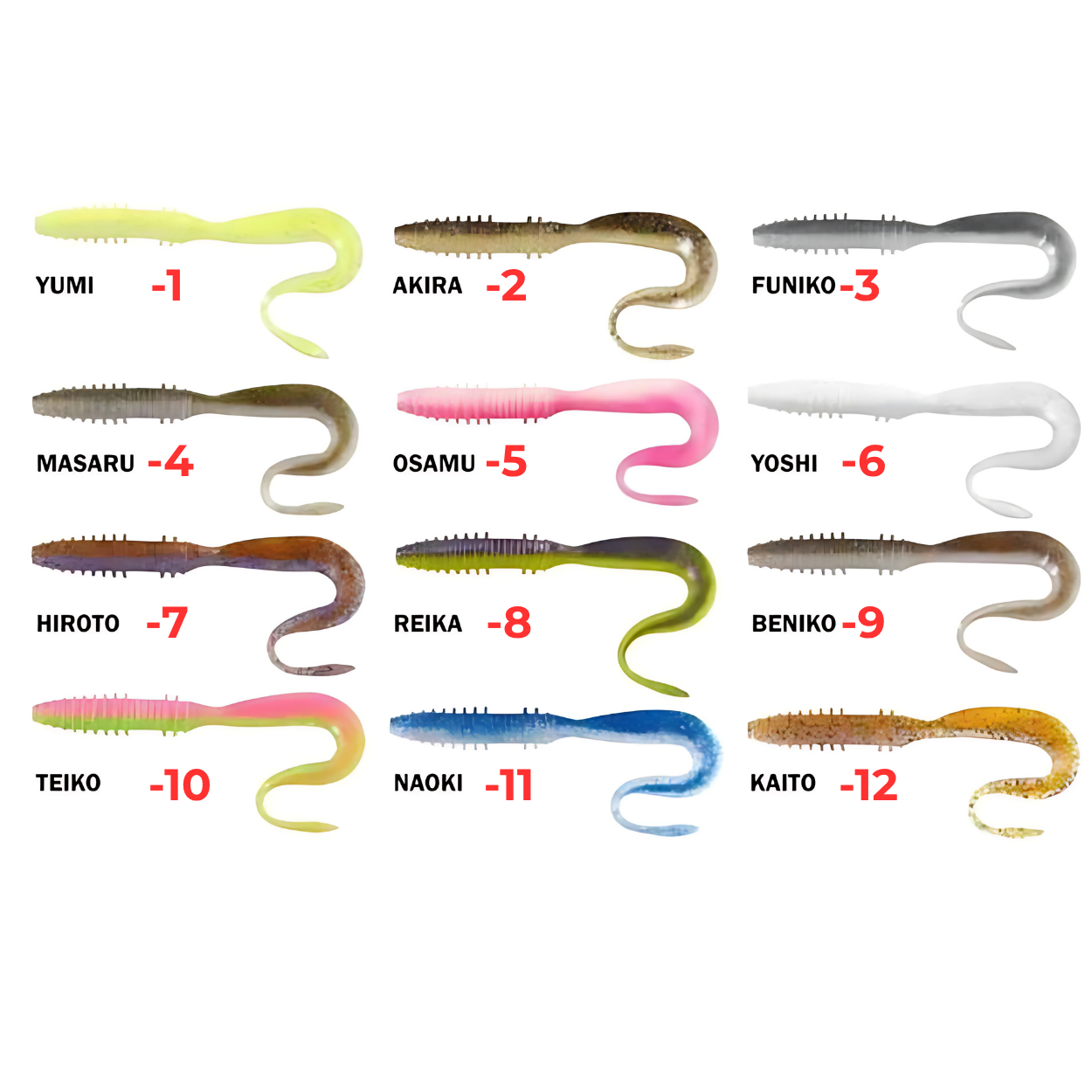 Balzer Shirasu Haruto Snake 6cm Silikon Yem ( 3 Adet )