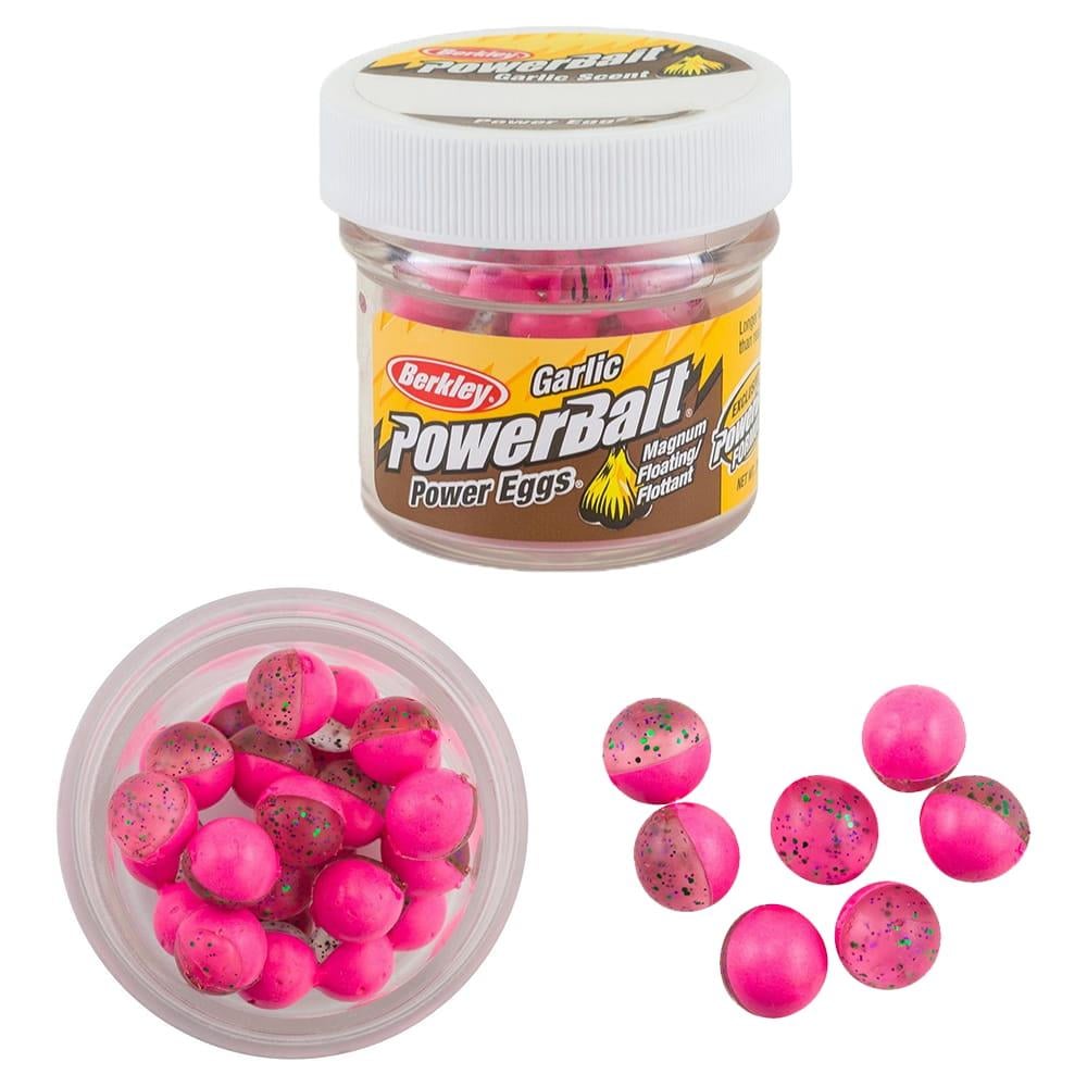 Berkley Powerbait Power Eggs Floating Garlic Sahte Yemi / Clear Green Purple-Pink