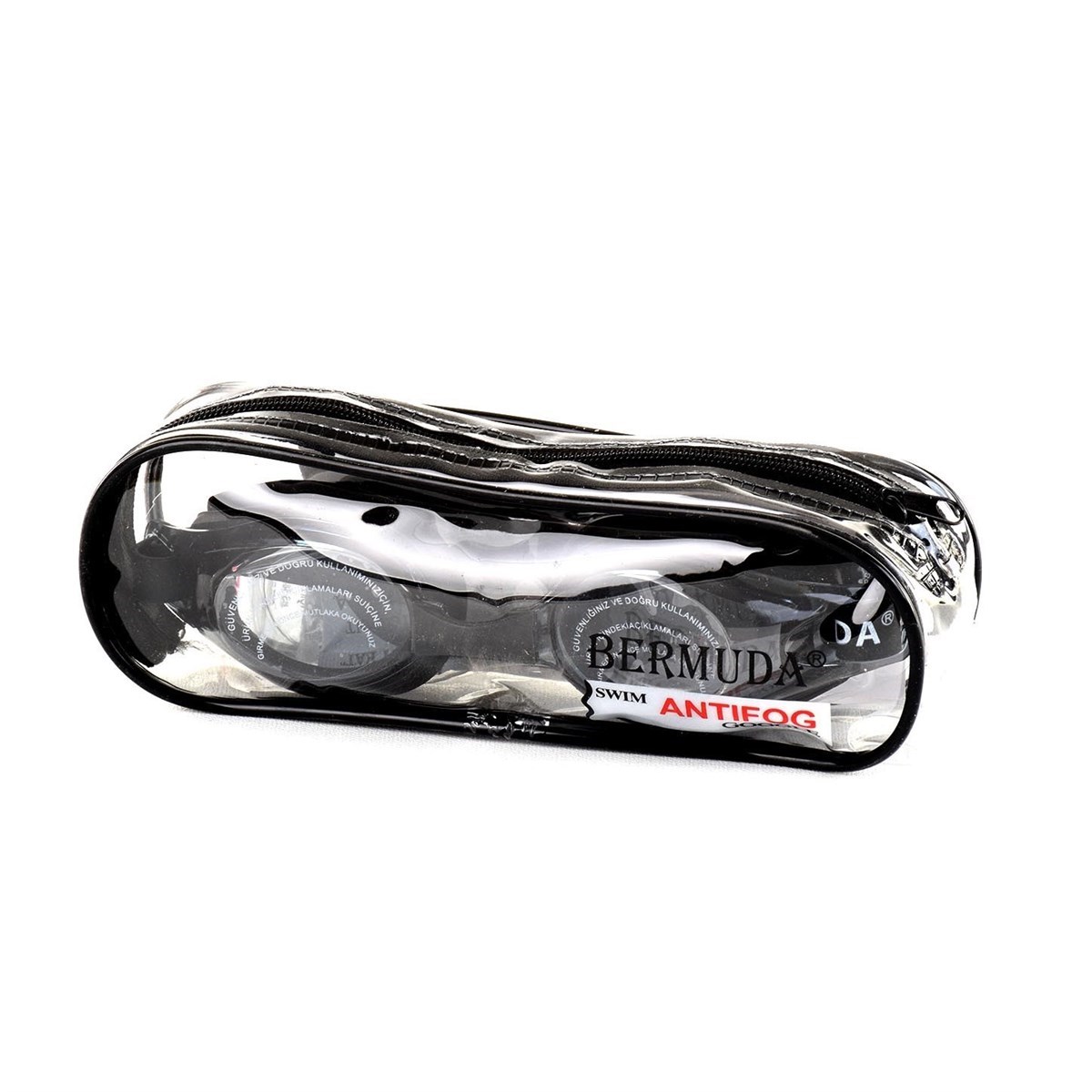 Çantalı Bermuda Bestway Antifog Yüzücü Gözlüğü Prof