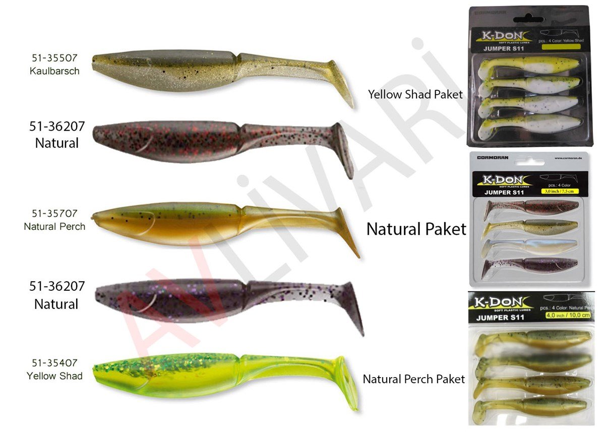 Cormoran K-Don Jummer S11 Lrf-Spin Silikon Yem