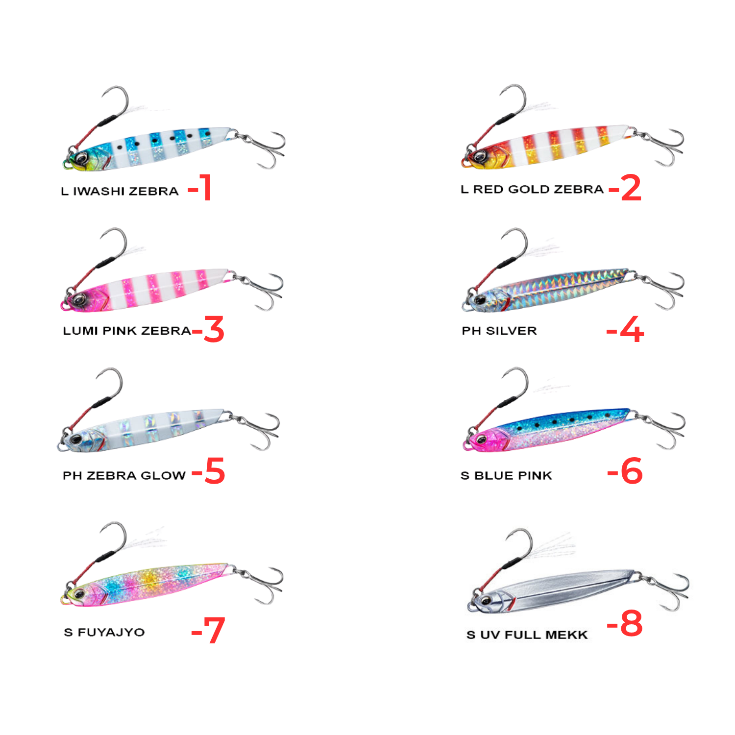 Daiwa Samurai Jig R 30 Jig Yem