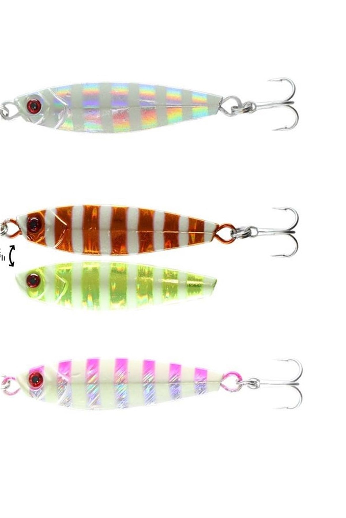 Fortuna Salti Rocky Shore Zebra Glow LRF MİNİ JİG YEM