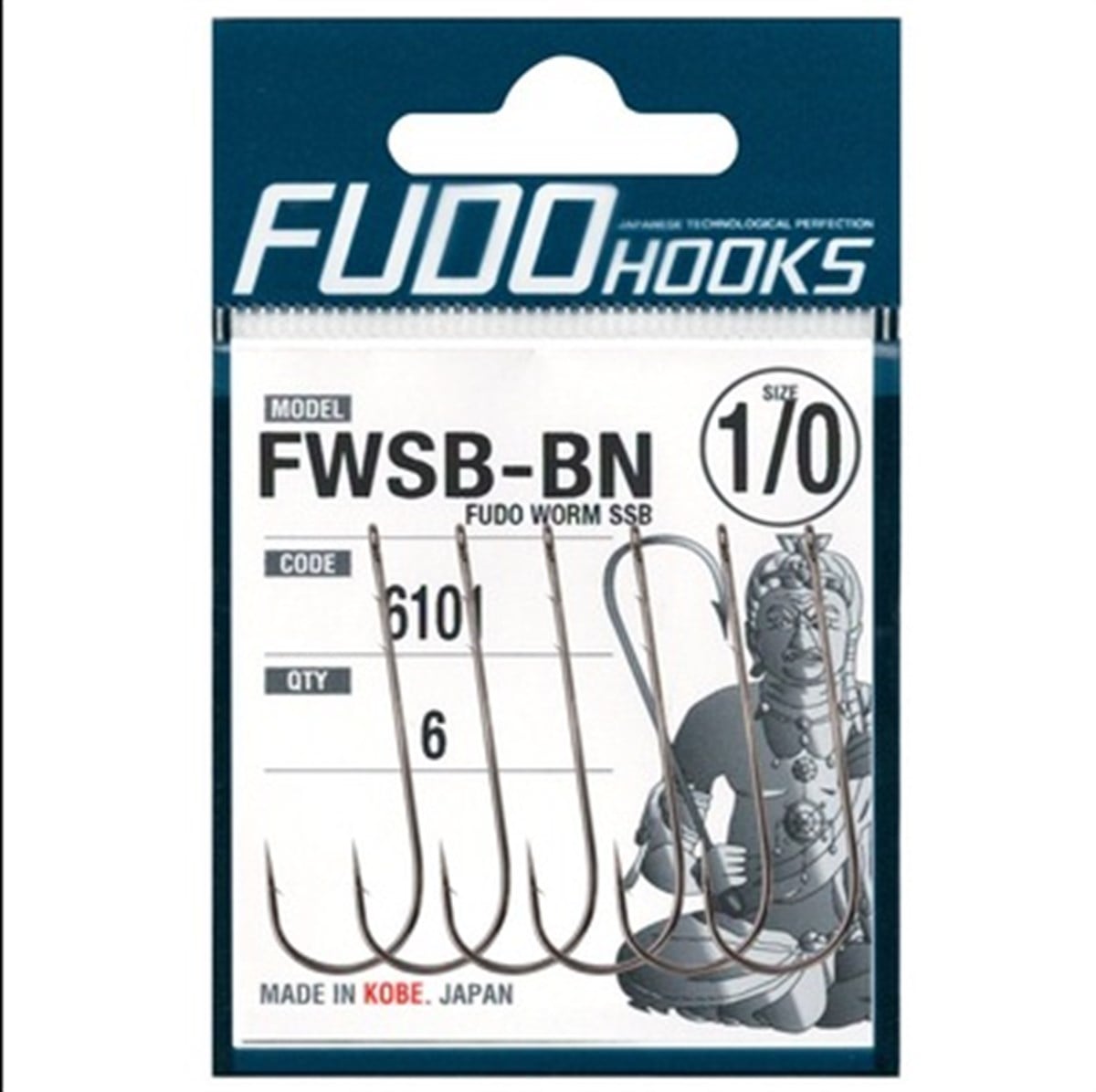 Fudo 6101 Worm SSB Black Nikel Uzun Pala Tırnaklı İğne