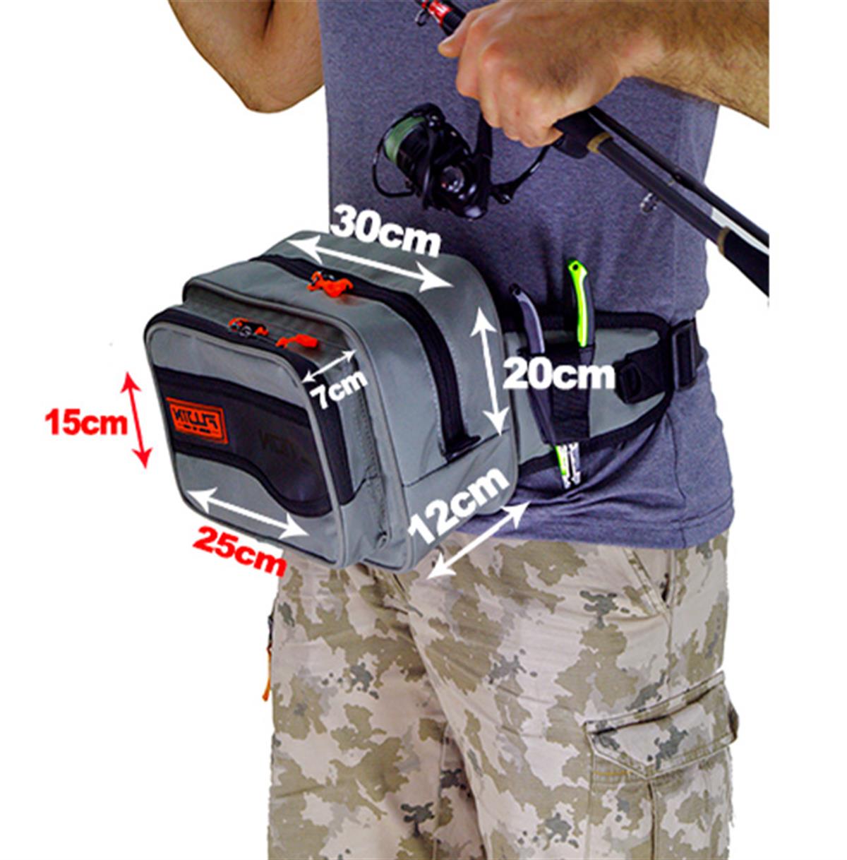 Fujin Action Bag Black Camo Spin & LRF Çantası