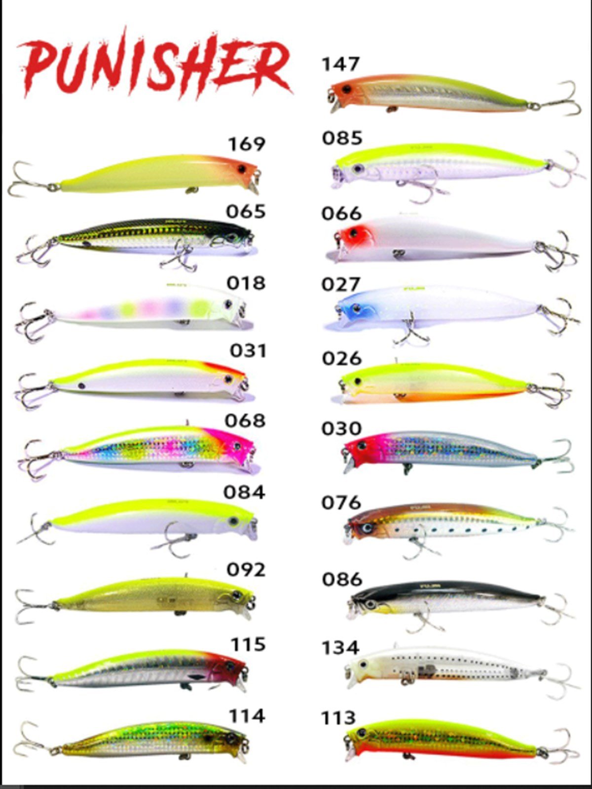 Fujin Punisher Spin Maket Balık Yem PN105SW