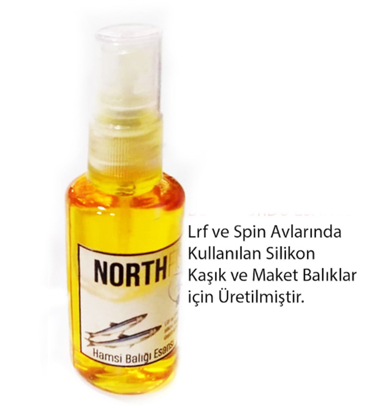 Hamsi Balığı Esanslı Lrf Spin Silikon Maket Balık Yem Kokusu