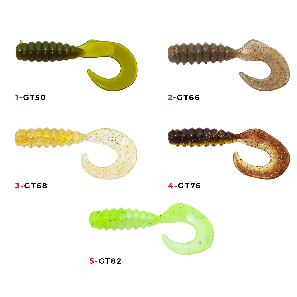Hanfish Gurt 60mm GT 8 Adet Silikon Yem