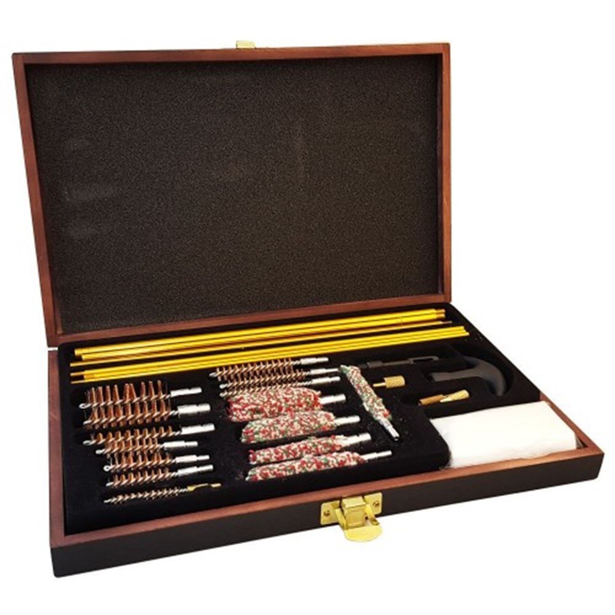 Hunter 27 Parça Ahşap Çantalı Silah Temizleme Harbi Seti