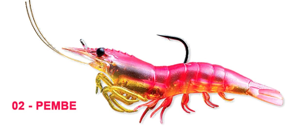 Live Target Shrimp 3,5cm 7gr LRF Spin Karides Silikon Yem