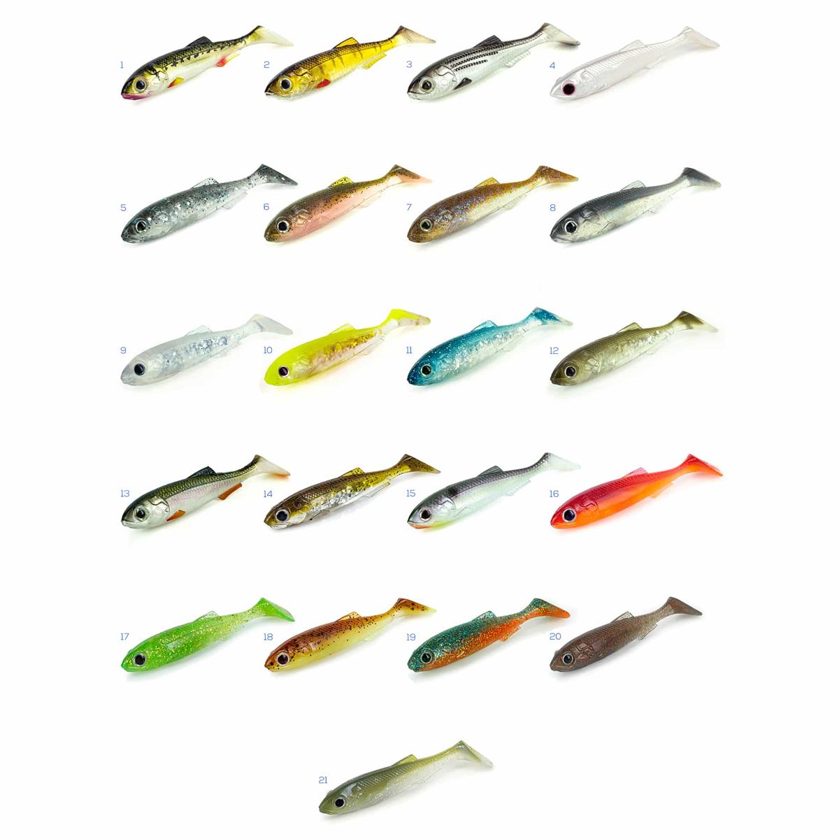Molix RT Shad 3.5'' 9cm (5 Ad) Silikon Sahte Balık Yemi