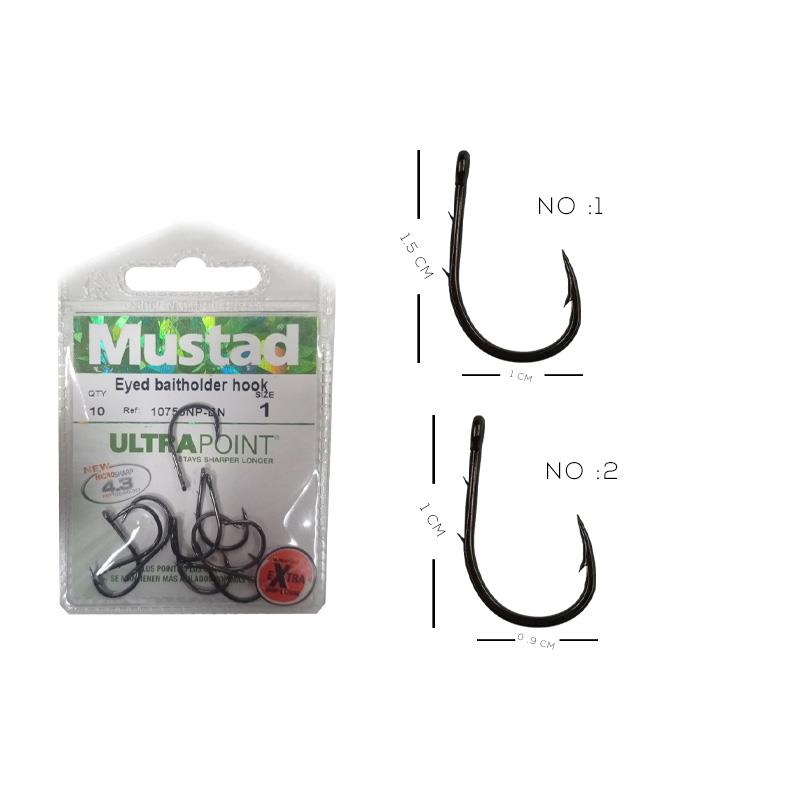 Mustad UltraPoint Eyed Baitholder Delikli Kanca