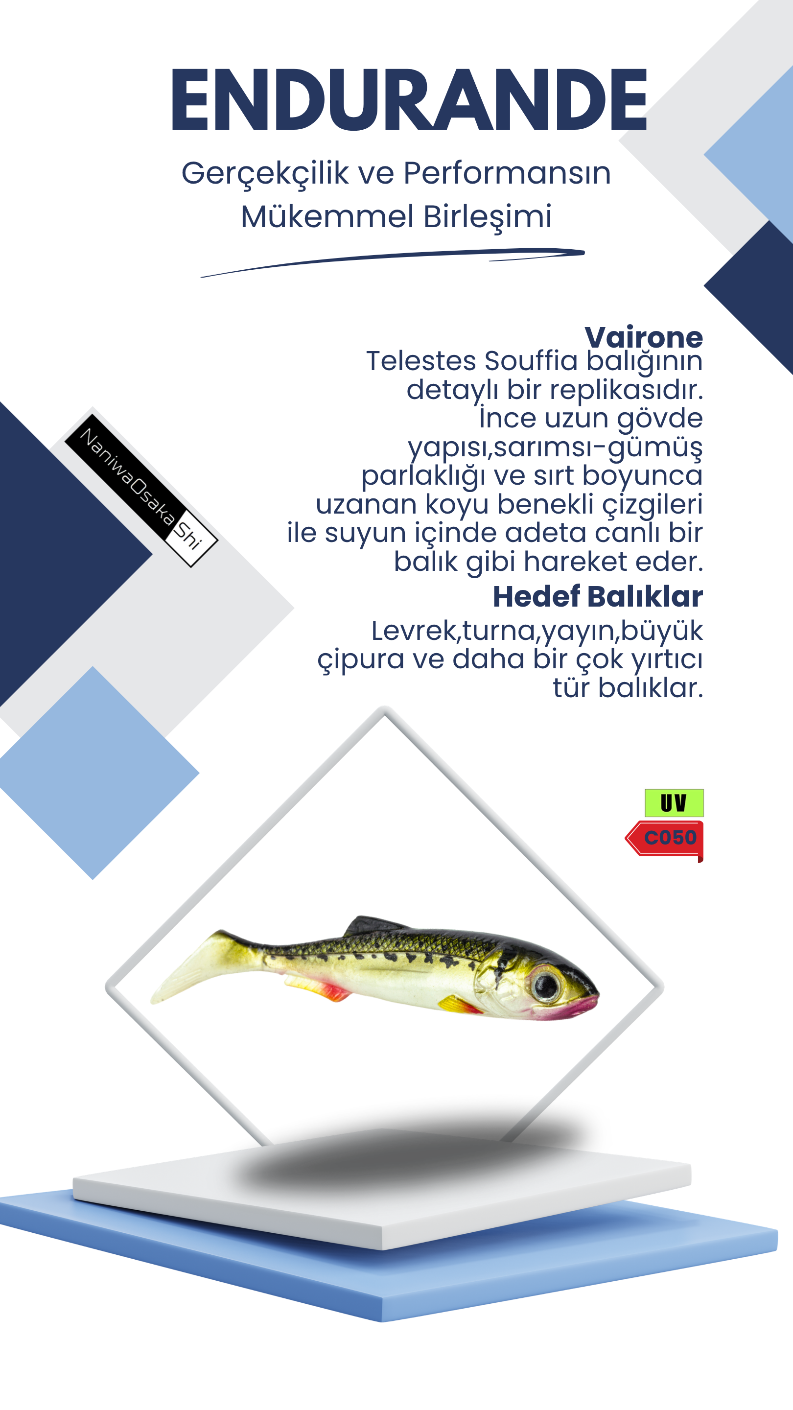 NANIWAOSAKASHI ENDURANDE SHAD 70MM SİLİKON YEM