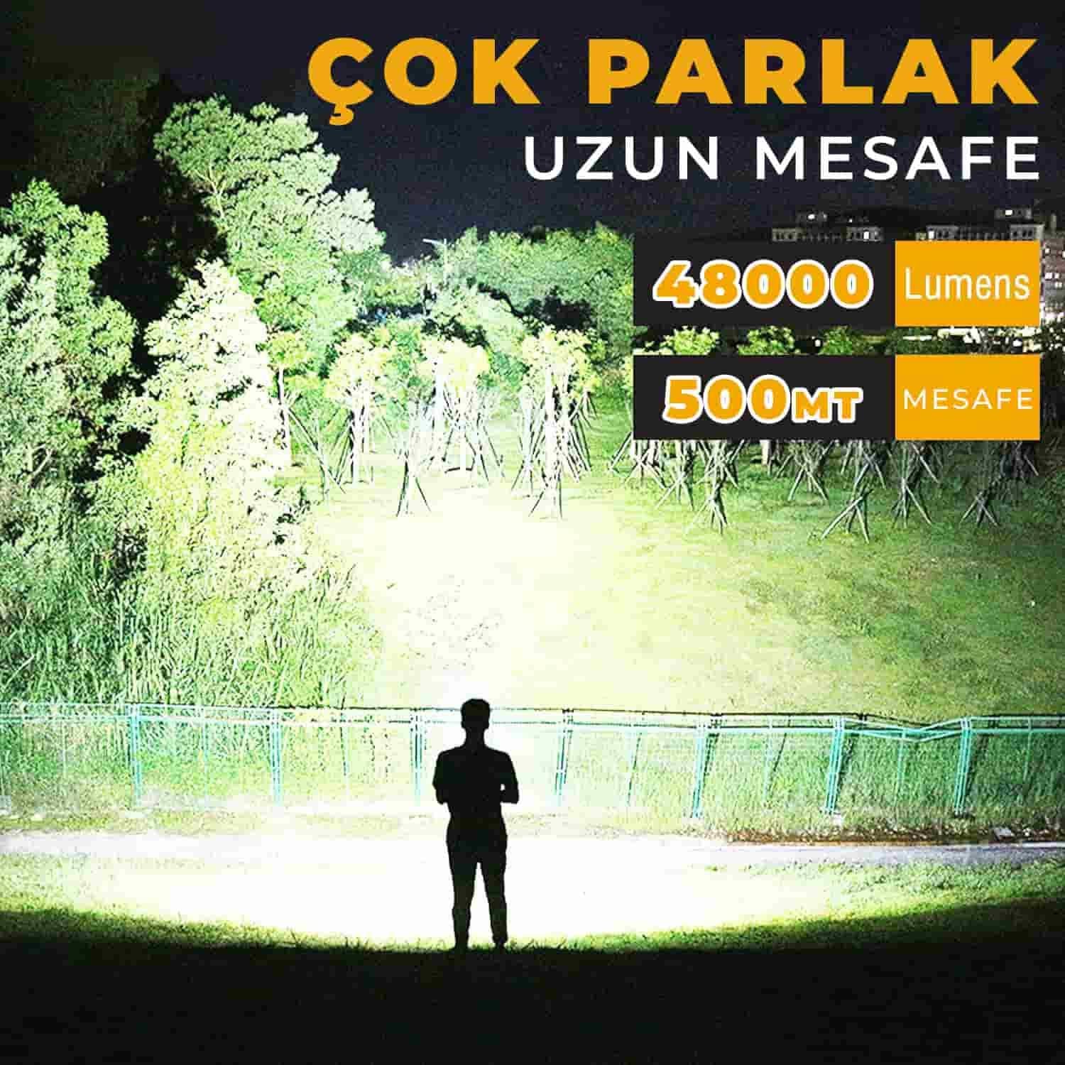 Onelight 48000 Lümen Çok Amaçlı El Feneri