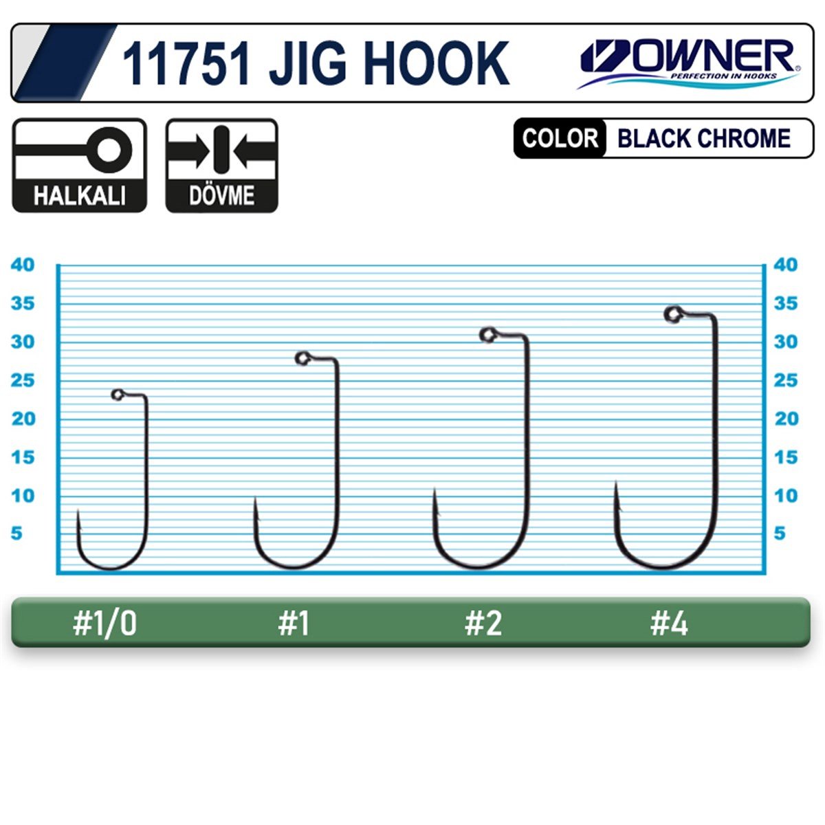 Owner 11751 Jig İğnesi (Adet)